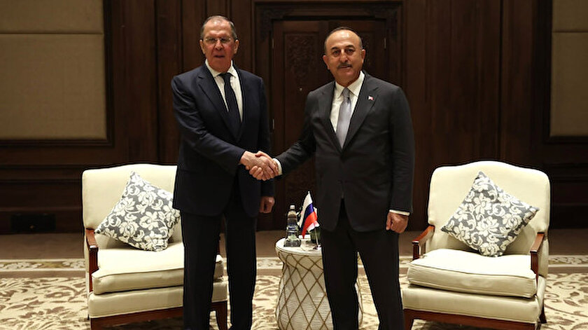 Bakan Çavuşoğlu Rus mevkidaşı Lavrov ile görüştü