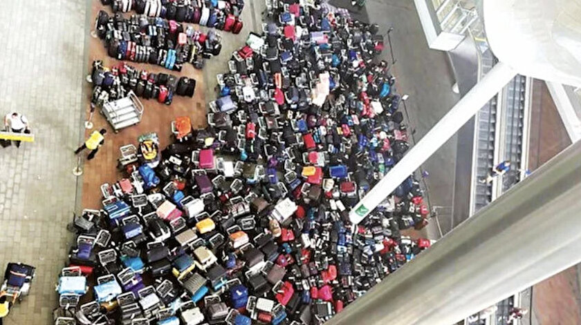 Avrupadaki havalimanlarında çalışacak personel bulamıyorlar: Bavullar ortada kaldı