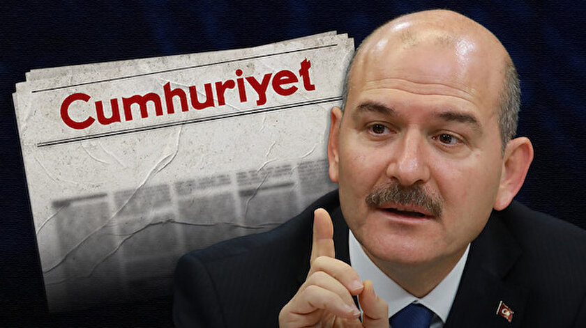 Bakan Soyludan Cumhuriyet Gazetesine tepki: Zavallılar