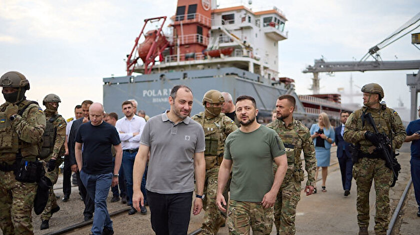 Zelenskiyden Odessa limanında tahıl sevkıyatı mesajı: Türkiye ve BMden sinyal bekliyoruz