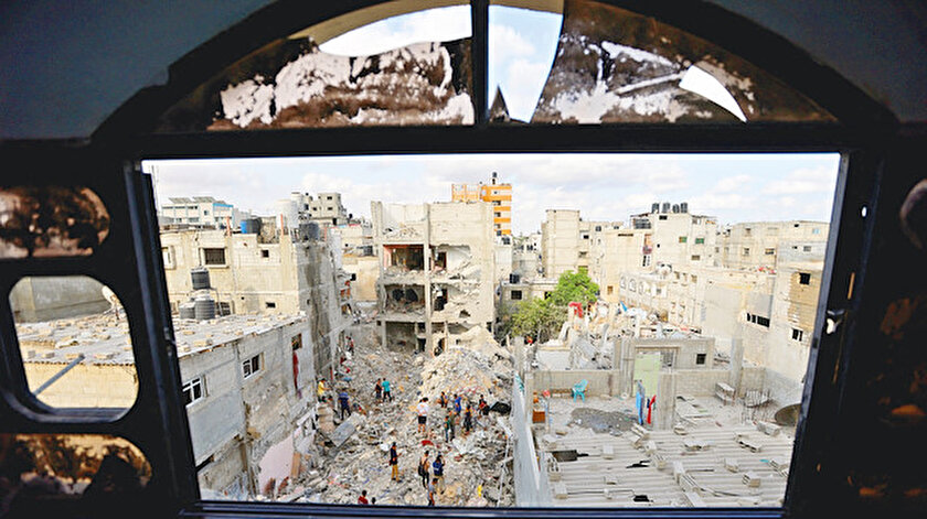 Gazze’de yıkım: İşgalcinin saldırılarıyla alt yapı çöktü