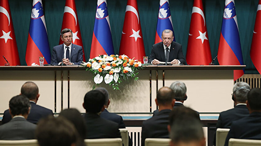 Cumhurbaşkanı Erdoğandan Slovenyalı mevkidaşına AB mesajı: Dayanışmamızın güçleneceğine inanıyorum