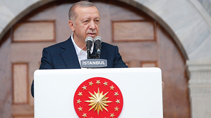 Cumhurbaşkanı Erdoğan restorasyonu tamamlanan Üsküdar Ayazma Camiini ibadete açtı