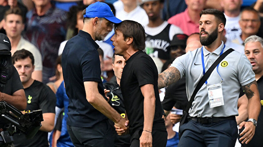 Premier Ligde olay görüntü: Tuchel ve Conte arasında gerginlik
