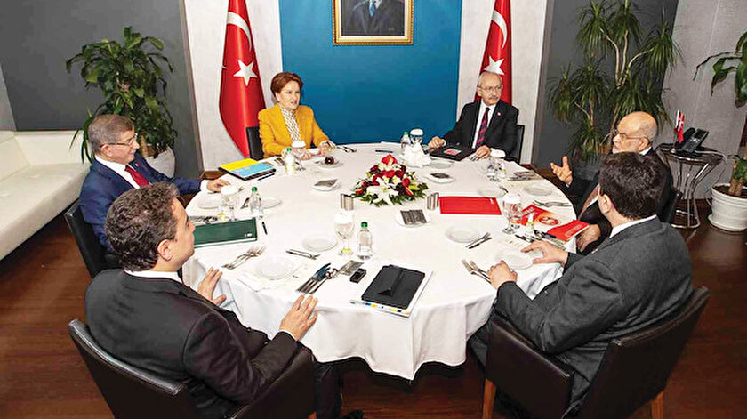 Şimdi de 7’li masa: Adaya göre destek