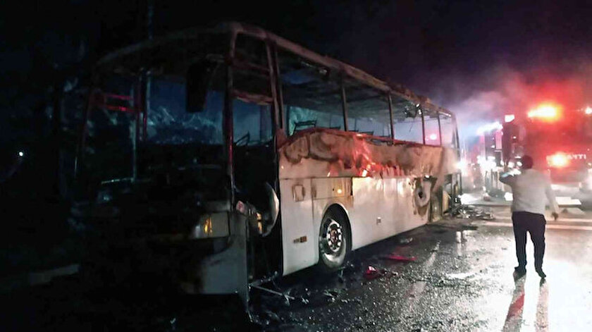 Muğlada faciadan dönüldü: Yolcu otobüsü yandı 38 yolcu kurtuldu - Son dakika haberleri