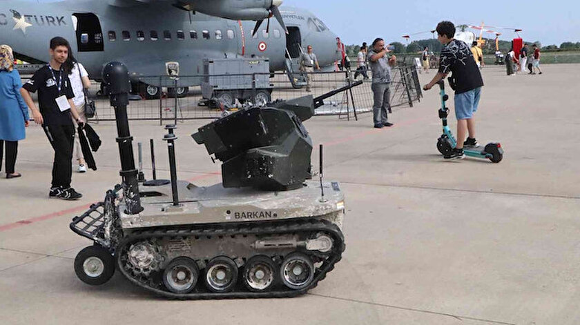 Robot asker ’BARKAN’ın 2023 yılında Türk Silah Kuvvetleri’nin envanterine girmesi planlanıyor