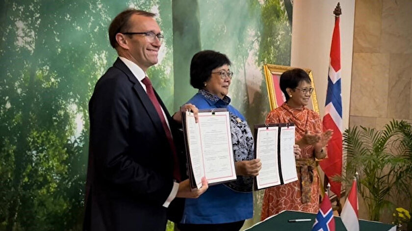 Norveç ile Endonezya yağmur ormanları için anlaşma imzaladı