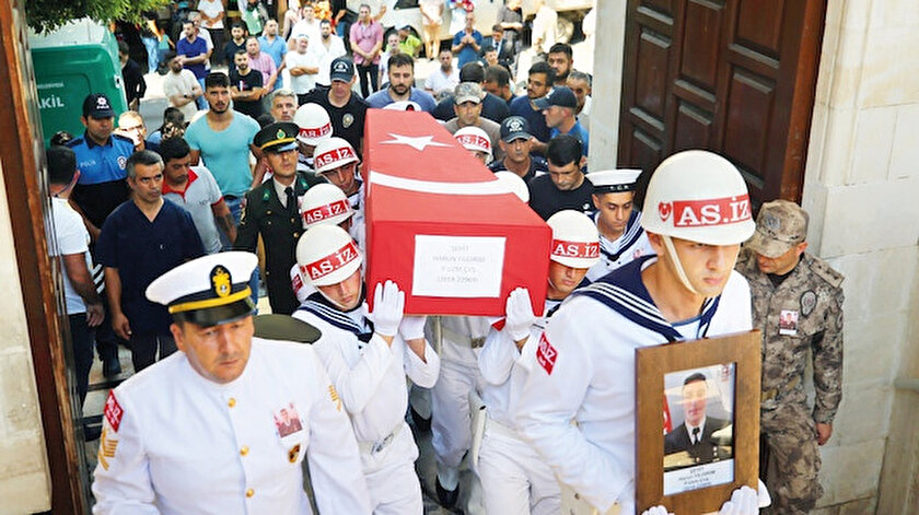 Pençe-Kilit şehitlerimizi uğurladık