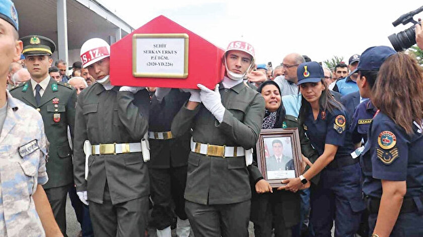 Malatya şehidini uğurladı