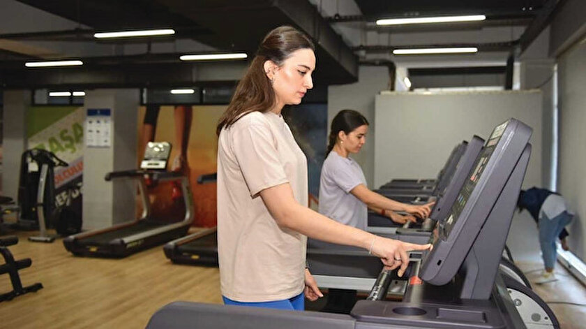 Yıldırımda kadınlar için özel spor salonu