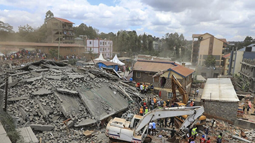 Kenyada bina çöktü: 6 ölü