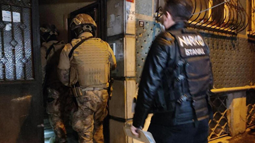 ​İstanbulda düzenlenen uyuşturucu operasyonunda 367 kişi yakalandı