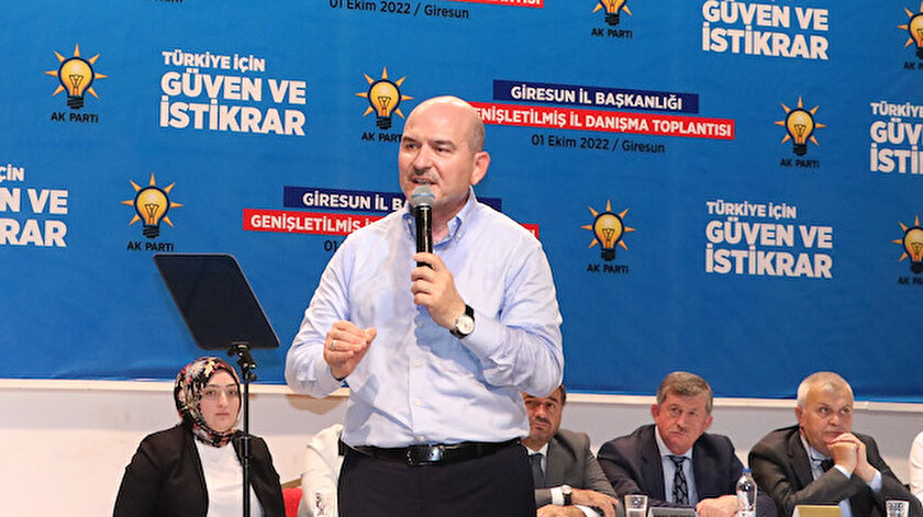 Bakan Soylu: Mersindeki polisevi saldırısı Amerika merkezli bir eylem
