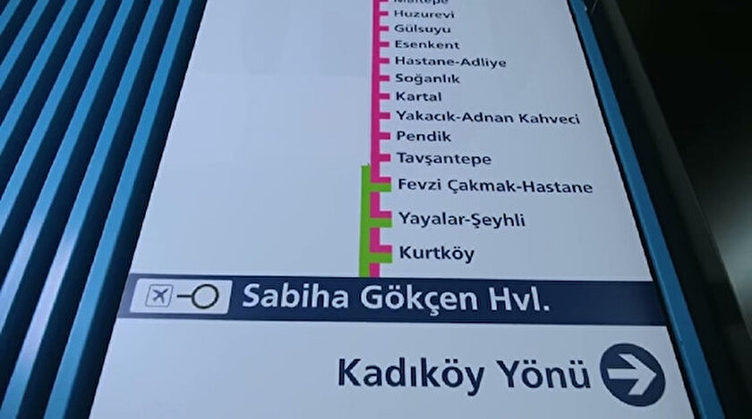 Pendik-Sabiha Gökçen metro hattı bugün açılıyor