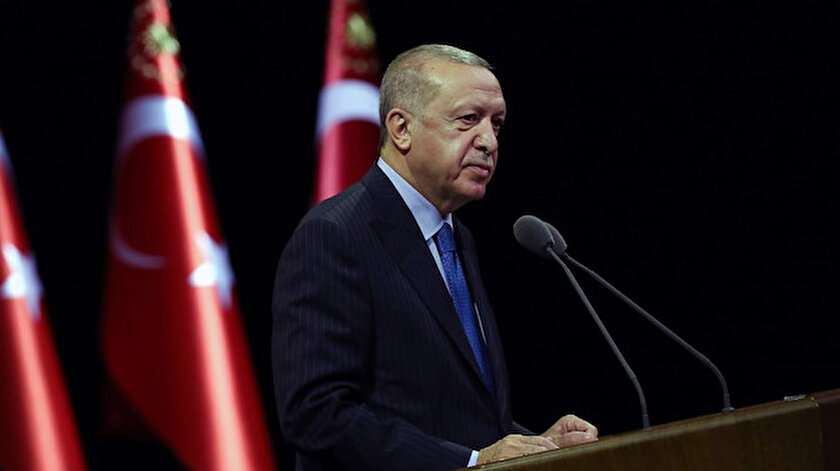 Cumhurbaşkanı Erdoğan: Başörtüsüyle ilgili anayasa değişikliğinin iptali için AYMye başvuran bizzat Kılıçdaroğludur