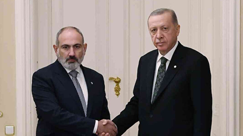 Cumhurbaşkanı Erdoğan, Ermenistan Başbakanı Paşinyanı kabul etti