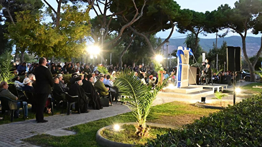 Yunanistan yine provokasyon peşinde: İstanköye sözde Pontus Soykırımı Anıtı diktiler