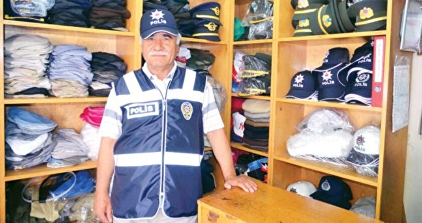 Polis değilsen kıyafet alamazsın
