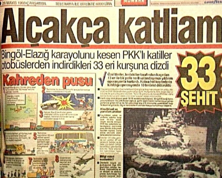 33 er Ergenekon-PKK işbirliği ile şehit edildi - Yeni Şafak