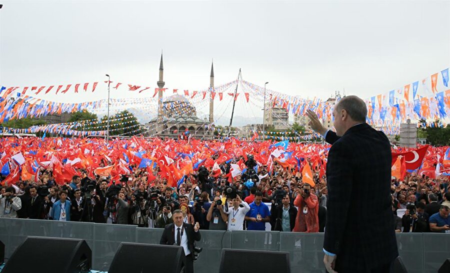 Cumhurbaşkanı Recep Tayyip Erdoğan, Kayseri’de mitinginde