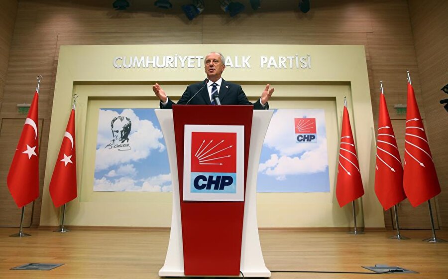 CHP cumhurbaşkanı adayı Muharrem İnce