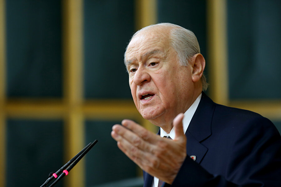 MHP Lideri Devlet Bahçeli, partisinin grup toplantısında konuşma yapıyor...