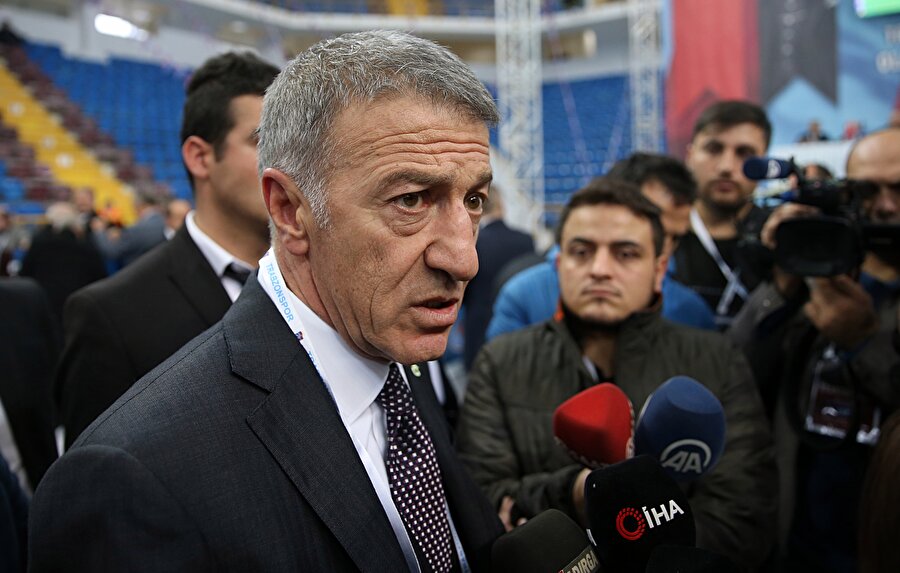Ahmet Ağaoğlu, basın mensuplarına açıklamalarda bulundu.