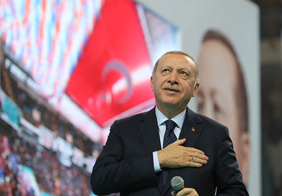 Cumhurbaşkanı Recep Tayyip Erdoğan, Trabzon'da.