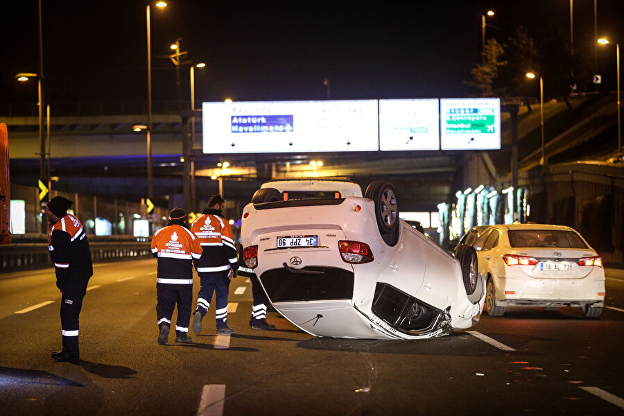Edirnekapı'da trafik kazası