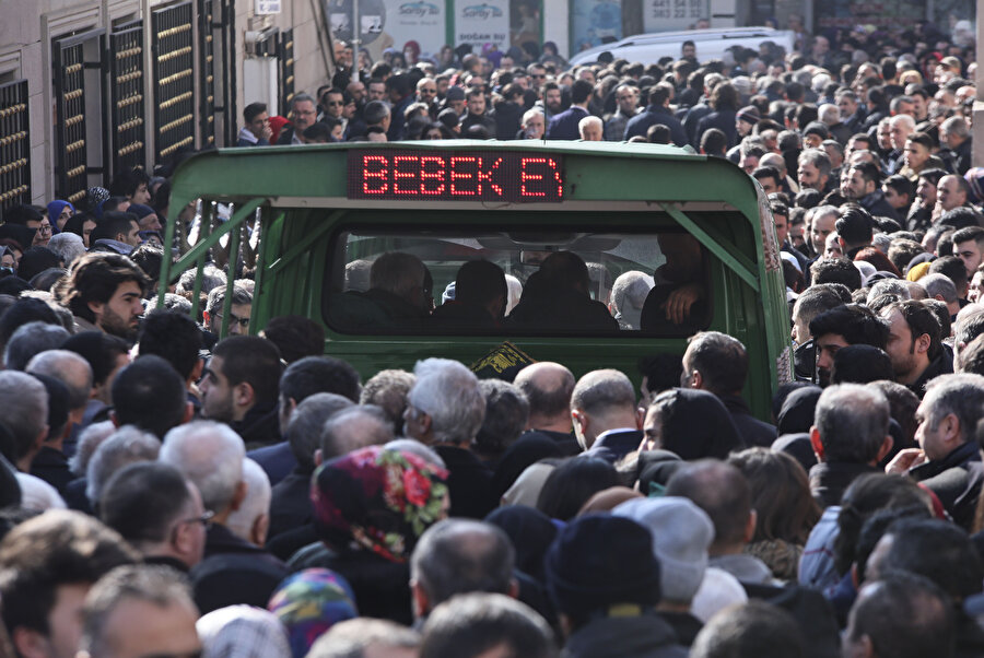 Eylül Bebek ve dayısı son yolculuğuna uğurlandı.