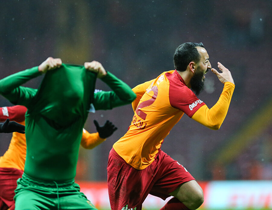 Kostas Mitroglou'nun gol sevinci.