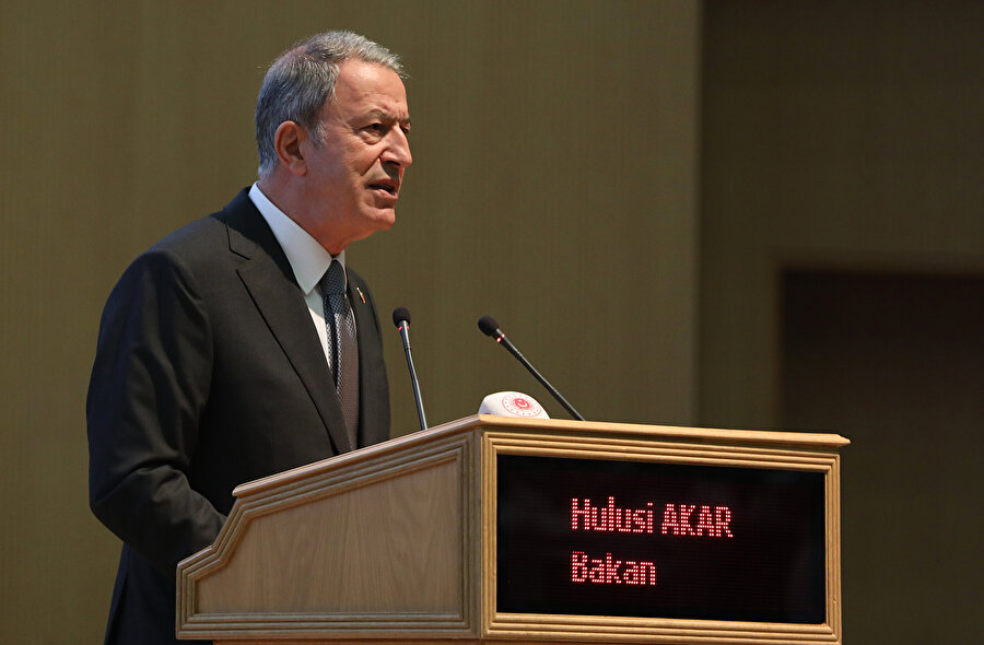 Milli Savunma Bakanı Hulusi Akar -AA