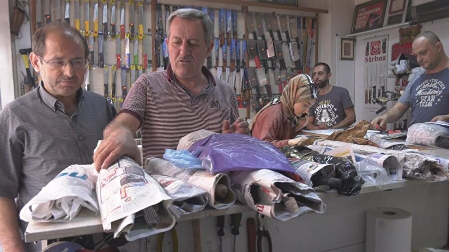 Günde 400 bıçak bileyliyorlar