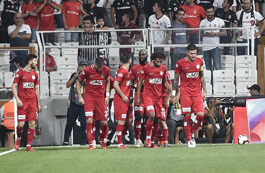 Antalyaspor'un gol sevinci