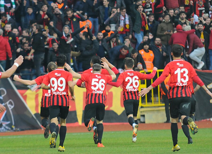 Eskişehirspor ligin ilk yarısında 16 puan topladı.