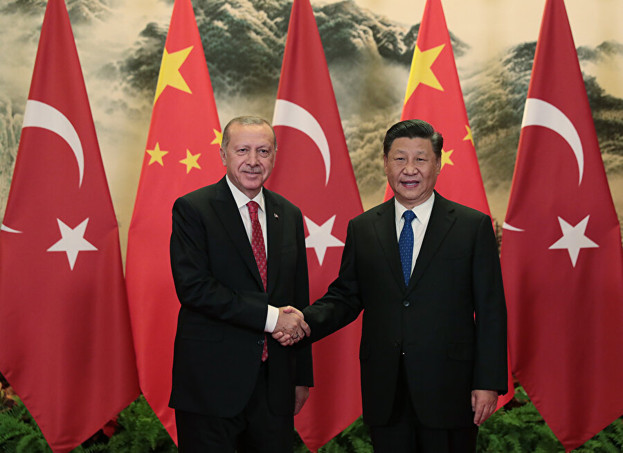 Cumhurbaşkanı Recep Tayyip Erdoğan, Çin Devlet Başkanı Şi Cinping ile heyetler arası görüşme yaptı