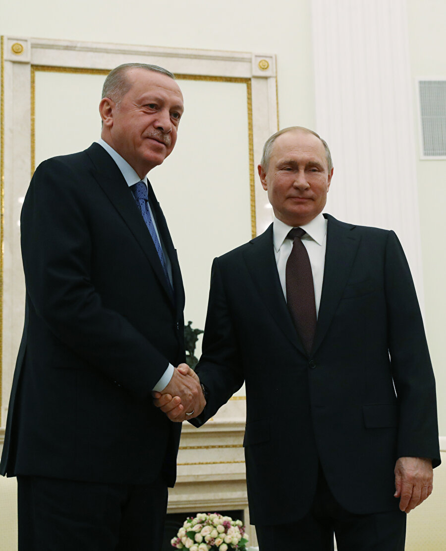 Erdoğan ve Putin'in baş başa görüşmesi 2 saat 40 dakika sürdü