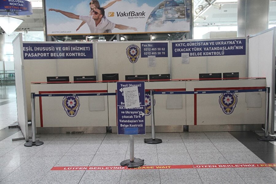Belge kontrol masaları bugünden itibaren kapatıldı.