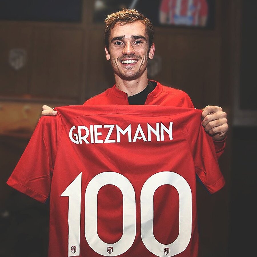 Griezmann 100’ler kulübüne katıldı