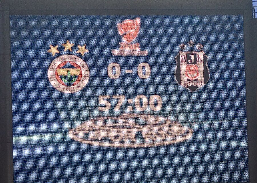 Fenerbahçe - Beşiktaş maçı iptal edildi.