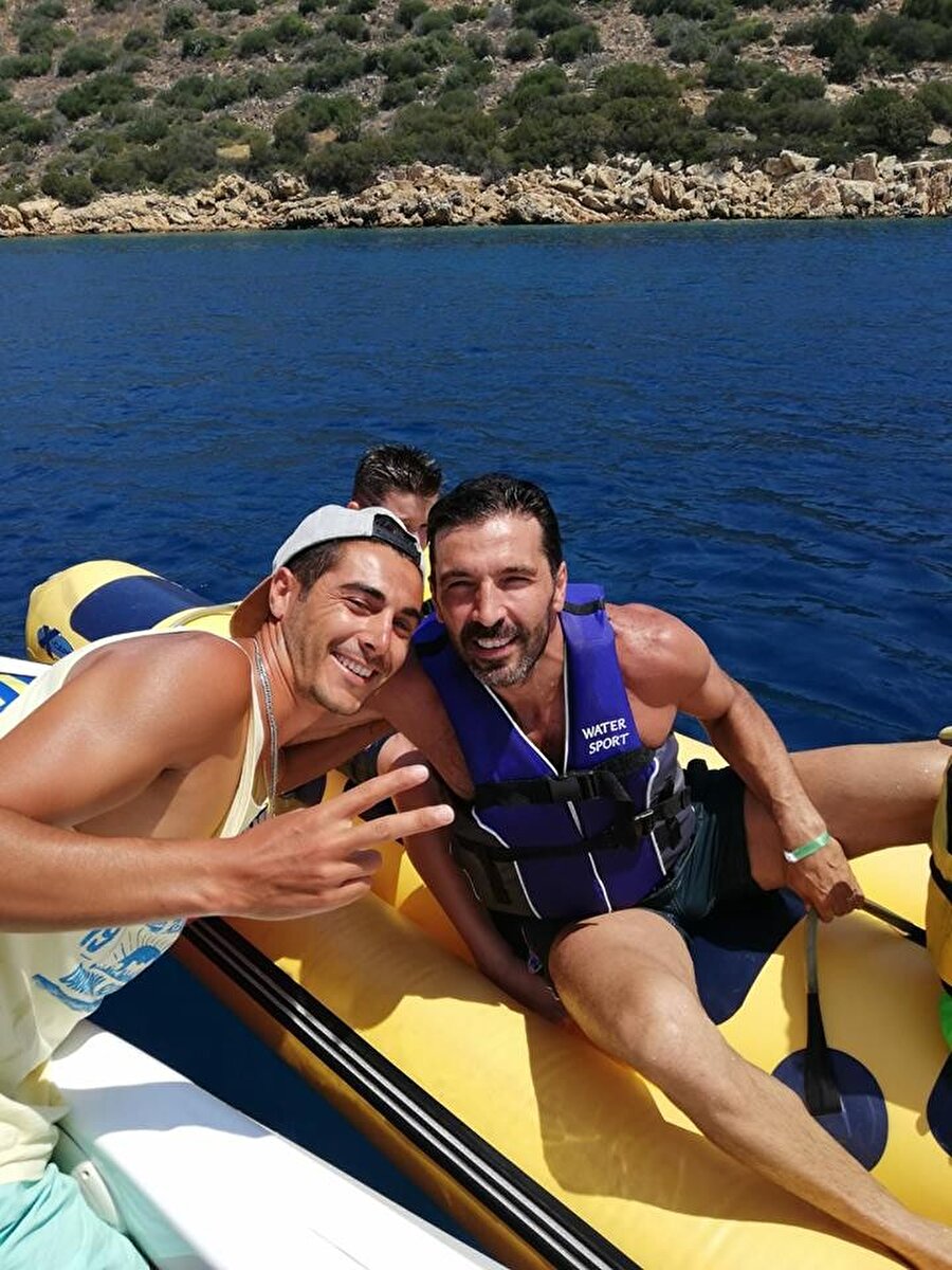 Buffon tatil için Bodrum'u seçti.