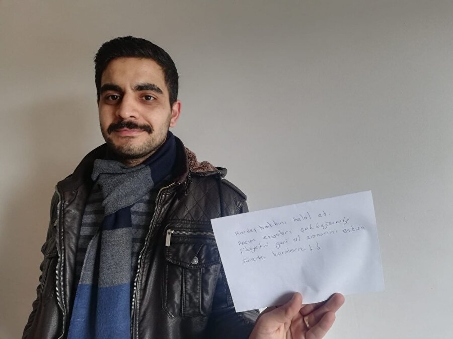 Pişkin hırsız, iş yeri sahibine gönderdiği notta helallik istedi.