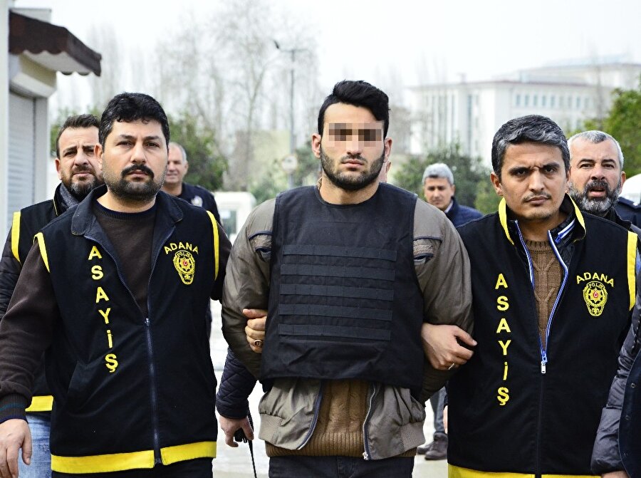 Zanlı O.K. sağlık kontrolünden geçirildikten sonra adliyeye sevk edildi.