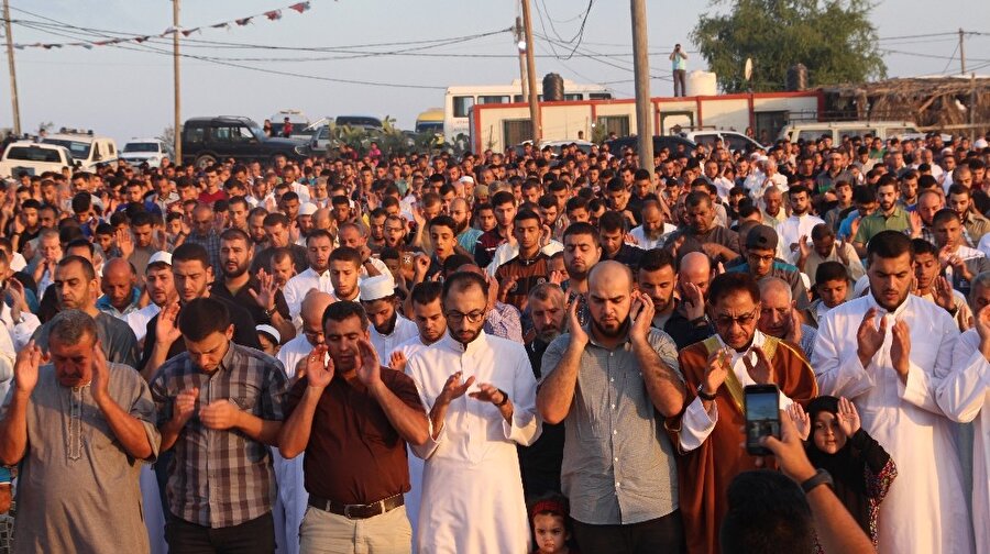 Gazze’de Kurban Bayramı coşkusu