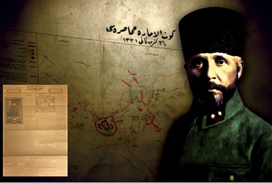 Kahraman kumandan gazetede! Nureddin Paşa’nın Selman’ı Pak’ta İngilizlere vurduğu ağır darbe Tasvir-i Efkâr gazetesinin 8 Kanunuevvel (Aralık) 1915 tarihli nüshasında “Cephe-i Irak’ın kahraman kumandanı” başlığı ile duyurulmuştur.
