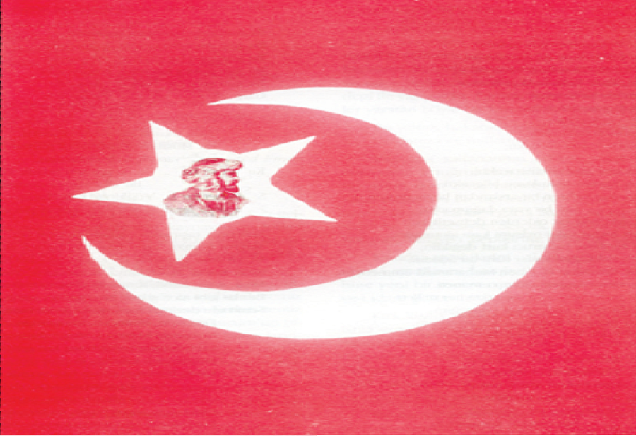 Değişen sadece resim miydi? Türk Yurdu dergisinin 30 Aralık 1913 tarihli 8. sayısı ilavesinin kapağında yıldızın içine Osman Gazi yerleştirilmiş. Sonraki yıllarda ise Osman Gazi’nin yerini Mustafa Kemal Paşa’nın resmi alacaktır.