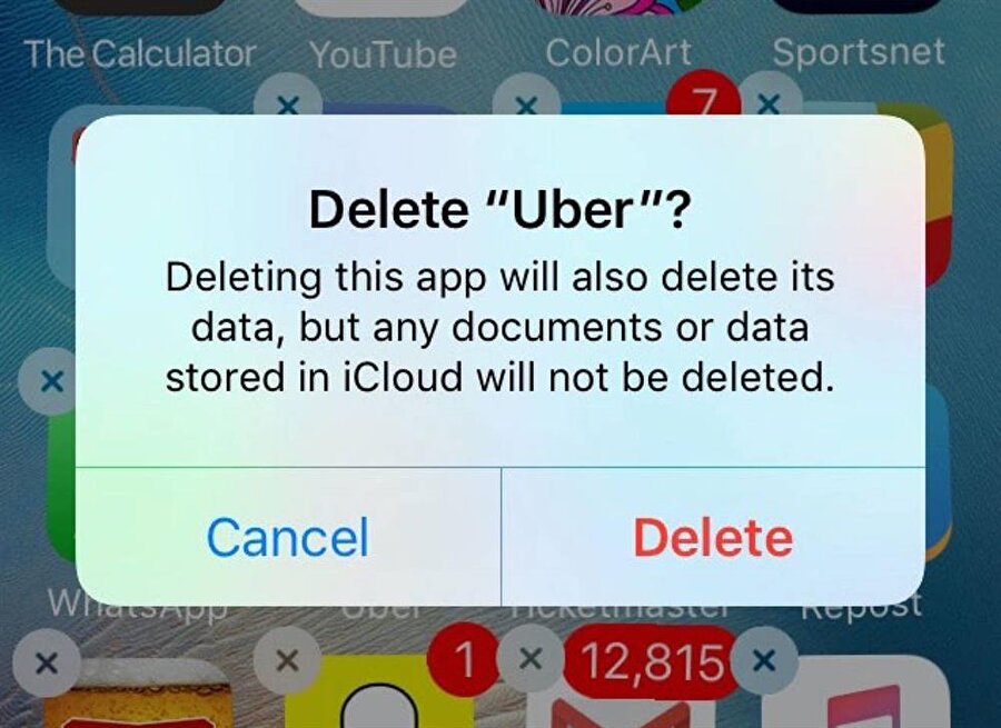 Artık Uber uygulaması silindiğinde kullanıcılar uzaktan takip edilemeyecek ve veriler 30 gün içinde silinecek.