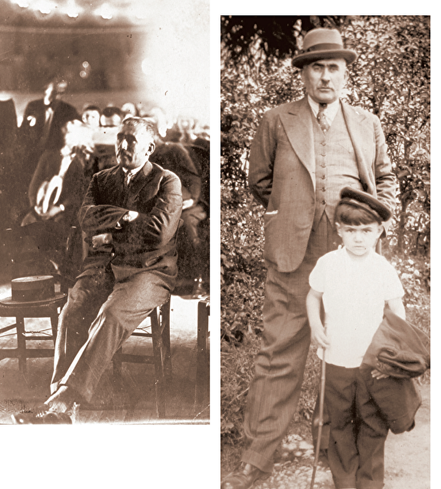 Hüseyin Avni Bey ve oğlu Mehmet(sağda)-Haklılığın duruşu 1926’da İzmir suikastı sonrasında Ankara İstiklal Mahkemesi’nde yargılanırken...