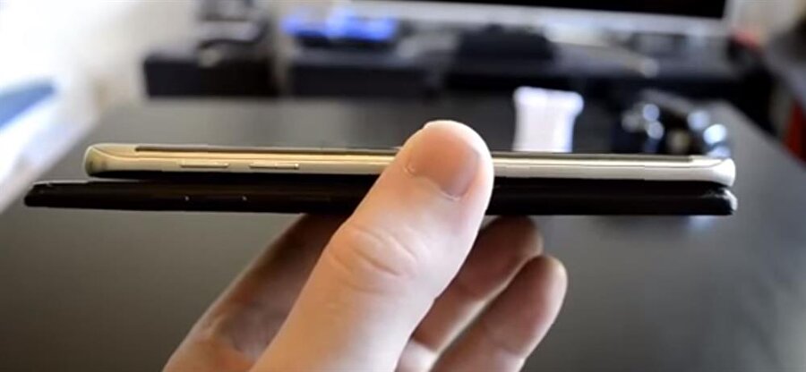 Galaxy Note 8'in kalınlığı Galaxy S7 Edge ile aynı olacak gibi görünüyor. 